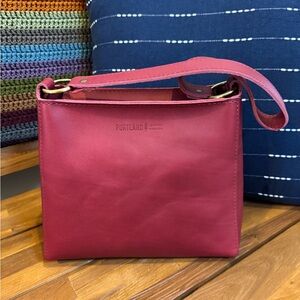 PLG NWOT Berry Good AP Triangle Shoulder Bag